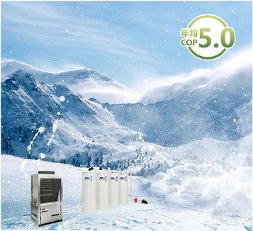 Radiator Monoblock EVI Cold Climate Powietrzna pompa ciepła 55dB