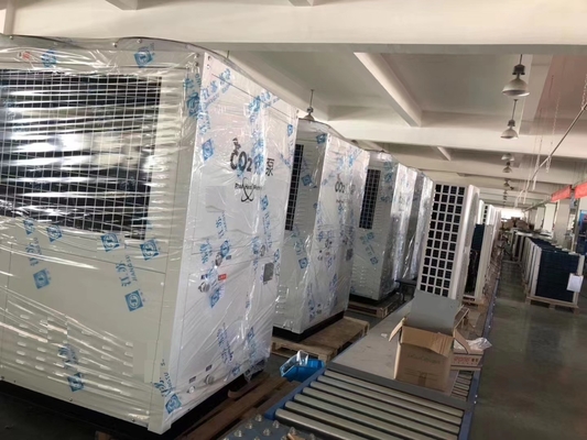 CO2 R744 Źródło powietrza Pompa ciepła ze źródłem wody 37 kW Komercyjna do gorącej wody