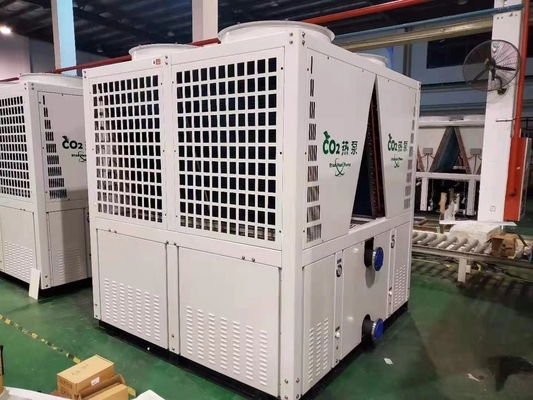 CO2 R744 Źródło powietrza Pompa ciepła ze źródłem wody 37 kW Komercyjna do gorącej wody